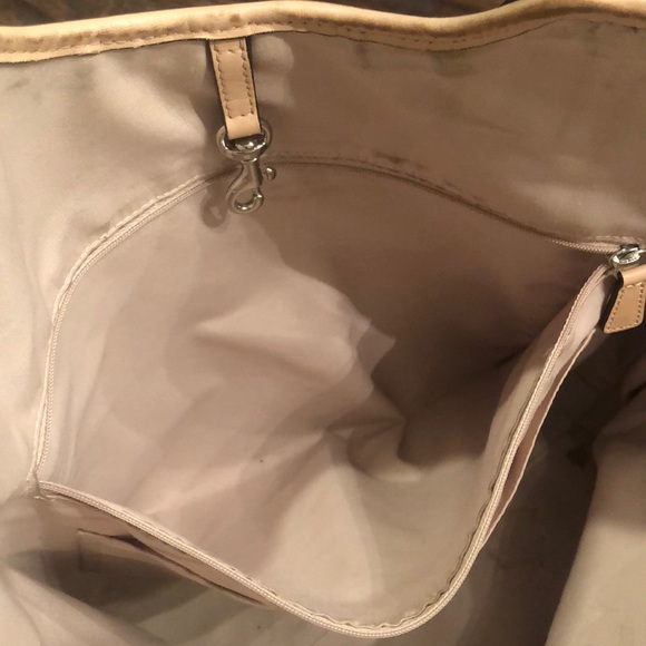 Coach Oversized tote in shades of brown - Picture 6 of 8